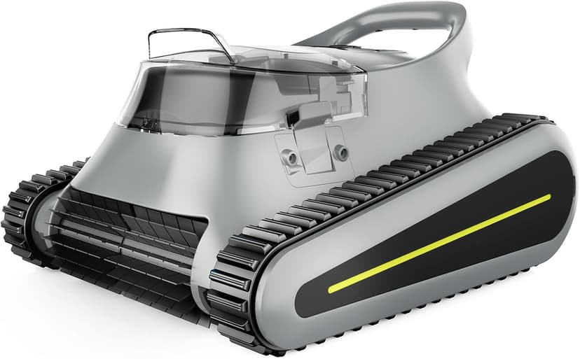 Robotic Pool Vacuum for Inground Pools: 2025 Upgraded Cordless Robot Robotic Pool Cleaners 180W Suction Auto Vacuums Wall Climbing Waterline Scrubbing Cleaning 150 Mins Long Battery Up to 2,000 sq.ft