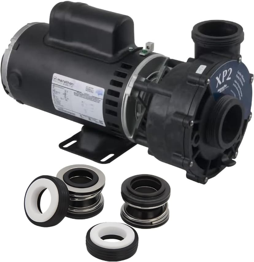 Approximately 5/8 ""Shaft Seal Replacement XP2 PS-200 (2/Pack) for 354545 AquaFlo Flo Main Pool and spa Pump, black