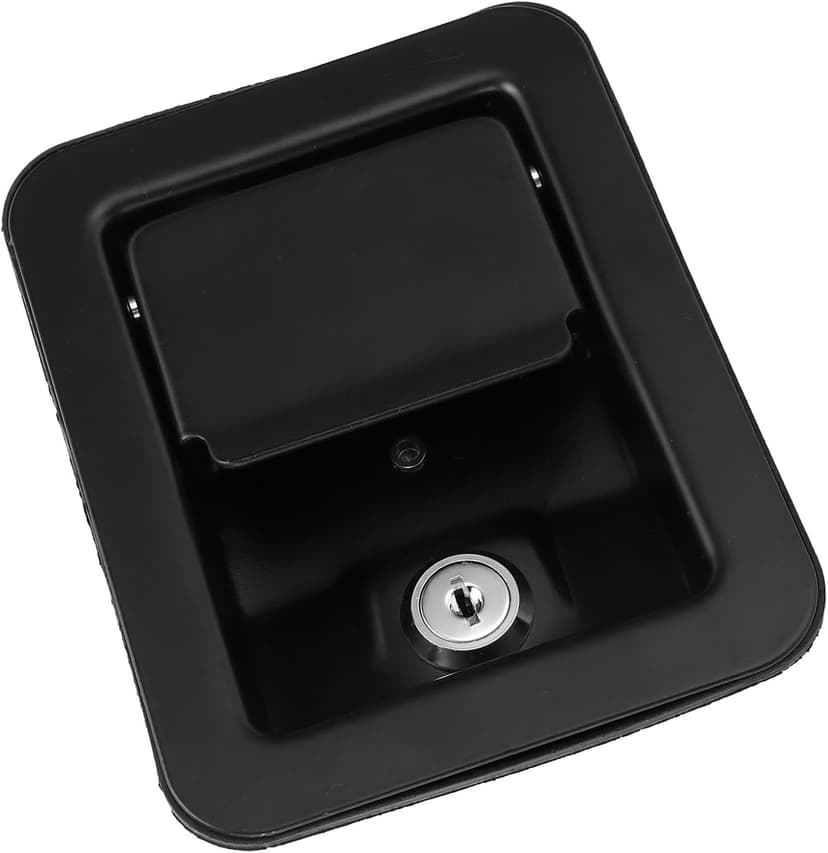 Generator Panel Lock - Stainless Steel 4-Corner Mounting Silent Unit Lock with Keys - Lock Accessories for Secure Generator Enclosures-size1