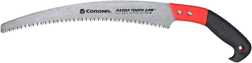 Corona Tools 13-Inch RazorTOOTH Pruning Saw | Tree Saw Designed for Single-Hand Use | Curved Blade Hand Saw | Cuts Branches up to 7" in Diameter | RS 7120