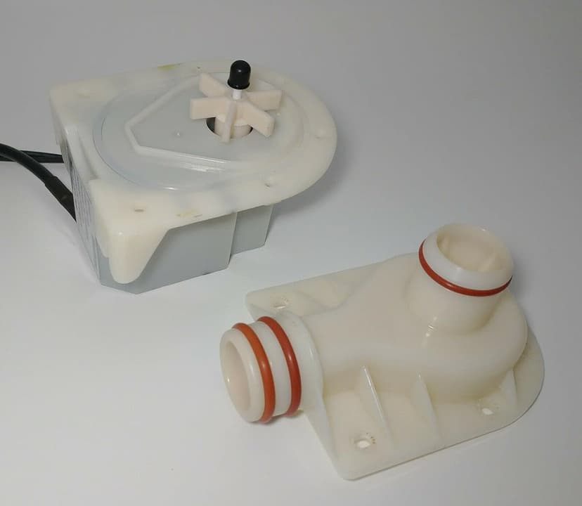 P4071 58113 Hot Tub Water Pump E02 Repair Kit for Coleman SaluSpa Lay-Z-Spa (w/Impeller & Shafts)