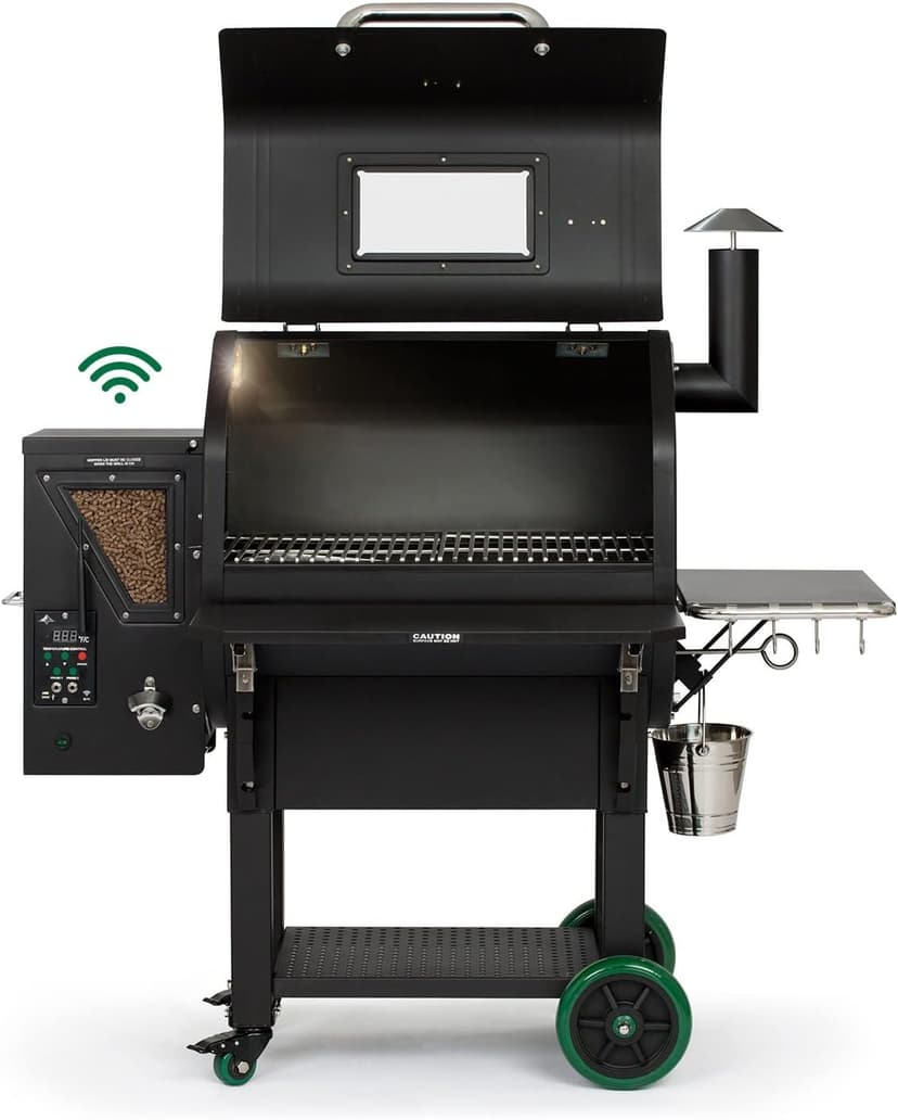 Pellethead Green Mountain Grills Ledge Prime Plus WiFi Pellet Grill, Black