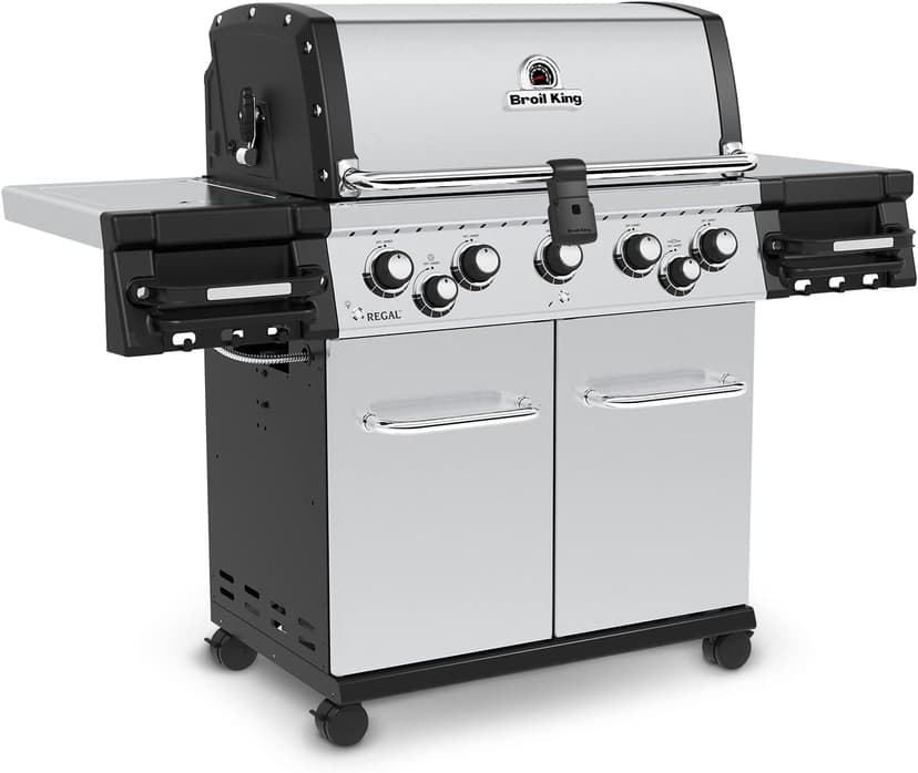 Broil King 958344 Regal S 590 Pro Propane Gas Grill, 5-Burner, Stainless Steel