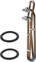 5.5KW 240V Titanium Flo-Thru Universal Heating Element, Hot Tub Heater Element with Mounting Hardware Replacement for Balboa Spa Heater Element, Applicable in Spas Electric Heaters Or Swimming Pools