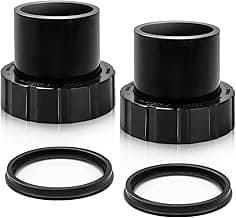 SPX3200UNKIT Union Connector Replacement Kit for Hayward Tristar, Northstar, EcoStar Pumps, SwimClear Cartridge Filter & Universal H-Series Low Nox Heater, for Hayward Pool Heater Parts - 2 Pack