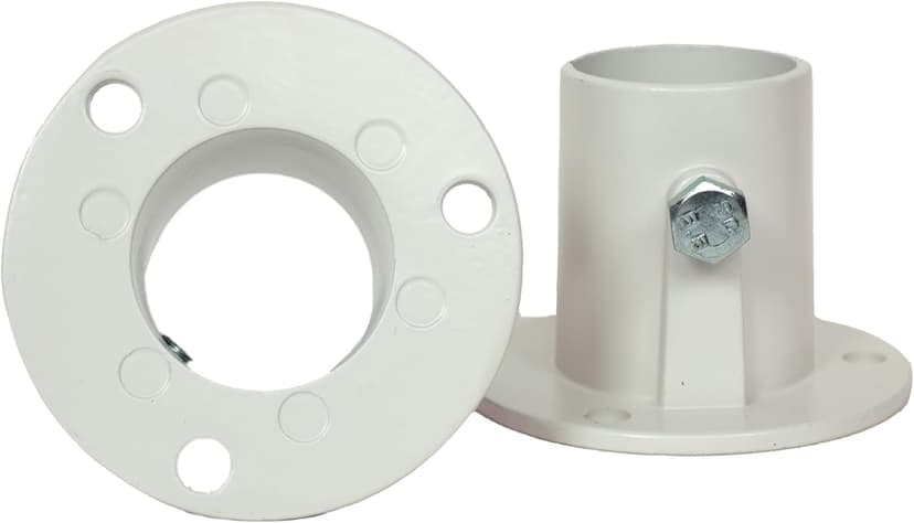 Blue Wave NE1228PR Aluminum Deck Flanges for Above Ground Pool Ladder - Pair