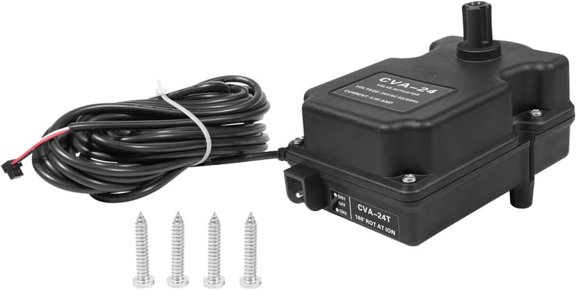Yoursme CVA-24T Valve Actuator Replacement Part for Pentair 263045 Valve Actuator, 24 Volt AC 180 Degree Rotation, 25 Feet Cable, for 2 or 3 Port Valves, Compatible with All 24VAC Control Systems