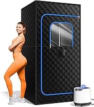 Sauna Box, Portable Sauna for Home, Steam Sauna Accessories Sauna Tent, Personal Sauna Steamer with 1200W 3L Steamer Heater,15 Levels,Remote Control,Size 36 * 36 * 71 inches