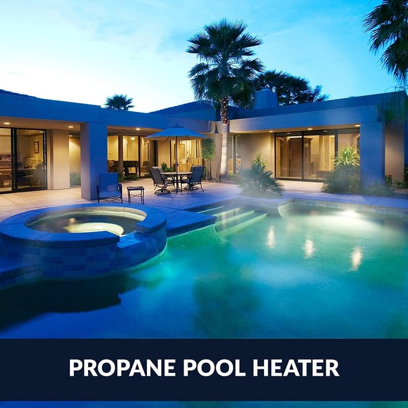Hayward W3H150FDP Universal H-Series 150,000 BTU Propane Pool and Spa Heater for In-Ground Pools and Spas