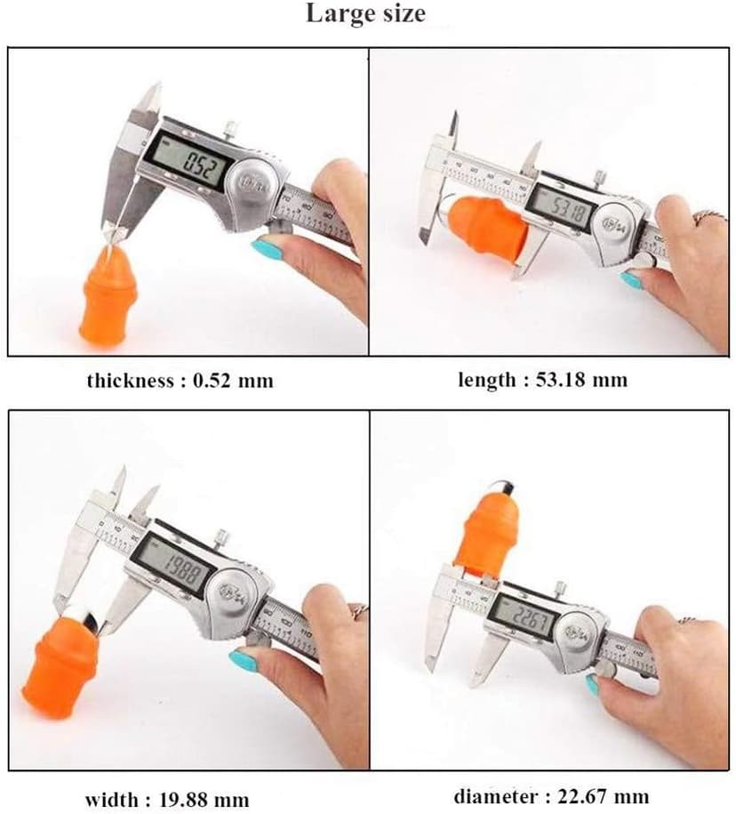 Garden Silicone Thumb Knife, Finger Knife-Plants Picking Trim Tools(L)