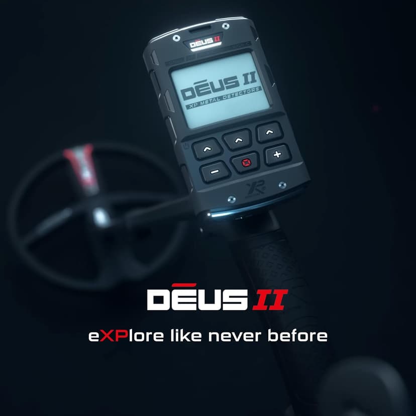 XP Metal Detectors Deus II Wireless, Shockproof and 66 ft / 20m IP68 Waterproof Remote Control - RC - Control Module with Back-lit LCD Display (D2-RC)