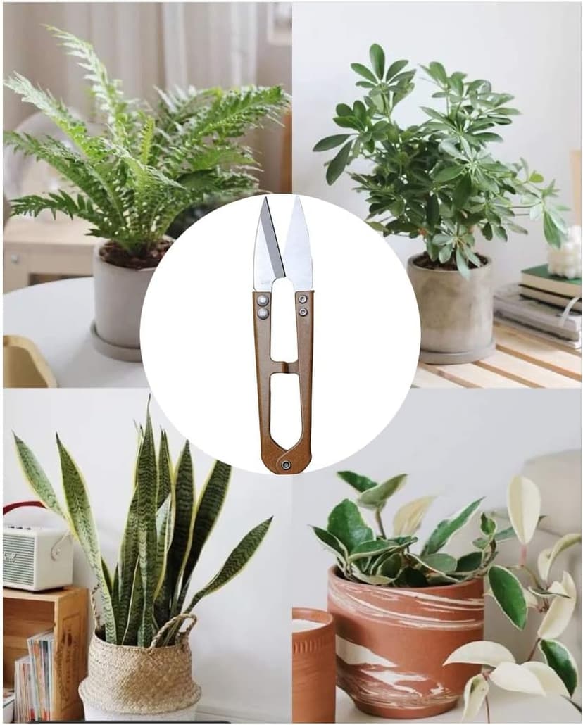 3 Pack 4.1Inch Bonsai Pruning Scissors, Bud And Leaves Trimmer Yarn Thread Cutter Snips Trimming Supplies, Garden Plants, Gardening Clippers Flower, Stainless Steel Pruners Trimmers