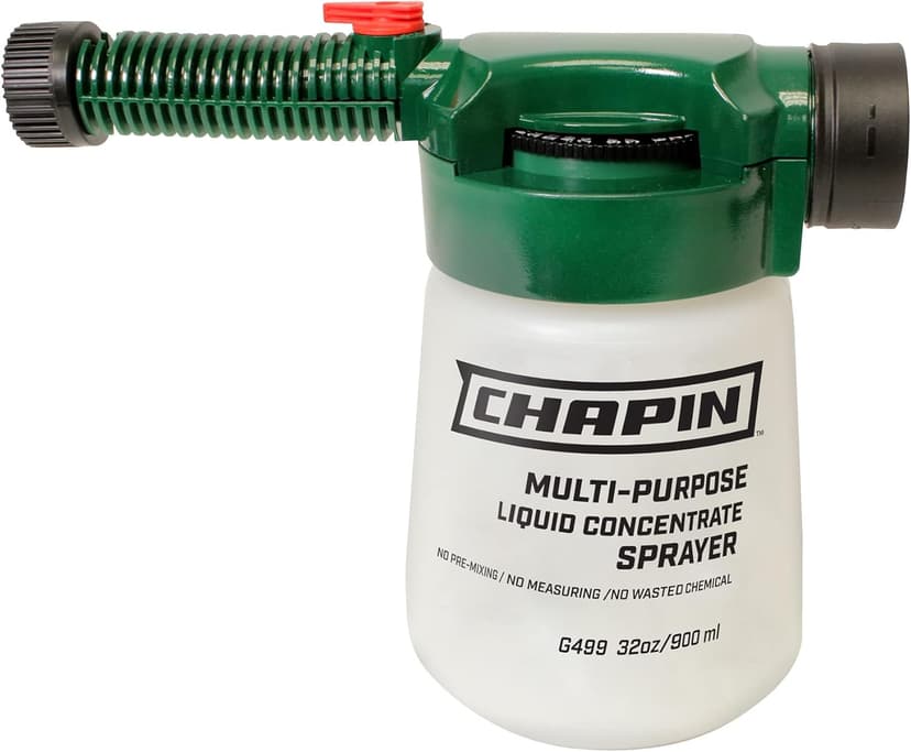 RE Chapin MFG Works G499 Adjustable Rate Dial Hose End Sprayer, 32 OZ, Green