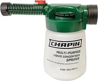 RE Chapin MFG Works G499 Adjustable Rate Dial Hose End Sprayer, 32 OZ, Green