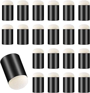 Prasacco 20 Pieces Finger Sponge Daubers, Finger Painting Sponge Craft Drawing Sponge for Arts Craft Painting Sponges for Painting Sponge Dauber for Painting Art Ink Crafts Chalk Card Making