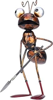 Tooarts Metal Ant Garden Decor Sculpture Home Patio Lawn Yard Indoor Outdoor Statue Ornament