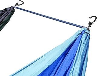 ENO Fuse Tandem Hammock System Colour Slate Lightwieght Fuse Spreader Bars, Two Hammocks Side by Side Dac Grren Anodised Aluminium Alloy Eliminates Enviro Damage Weight 277 g