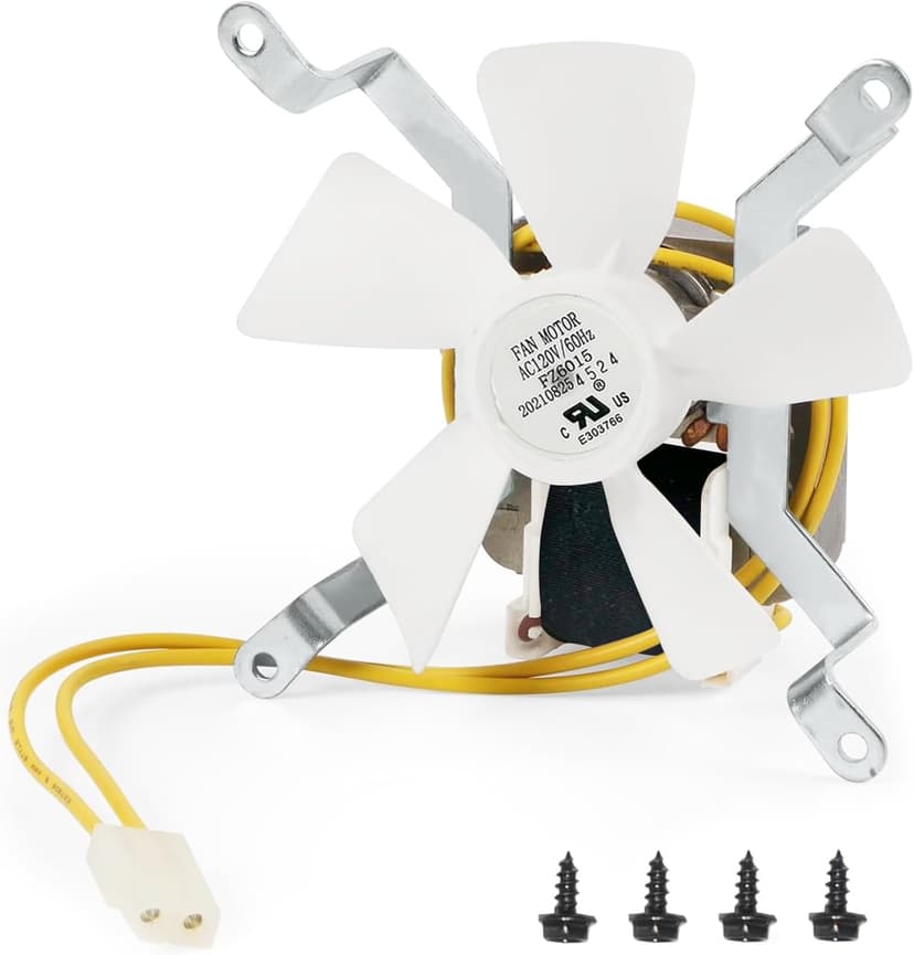 Grill Induction Fan Motor Replacement for Pit Boss & Traeger, Camp Chef, Sam's Club/Z Grills Pellet Grills and Smokers, Silver/White/Yellow, IFM001