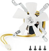 Grill Induction Fan Motor Replacement for Pit Boss & Traeger, Camp Chef, Sam's Club/Z Grills Pellet Grills and Smokers, Silver/White/Yellow, IFM001