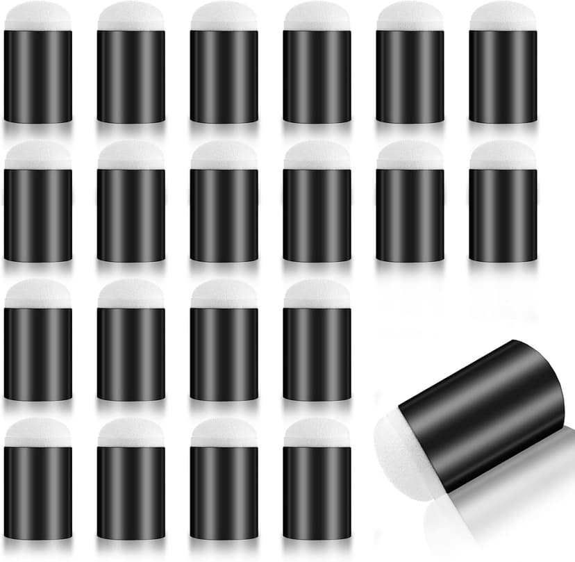 Finger Sponge Daubers, 20 Pieces Finger Painting Sponge Set Daubers Washable DIY Craft Drawing Tools Flower Stencil Finger Painting Brush for Card Making