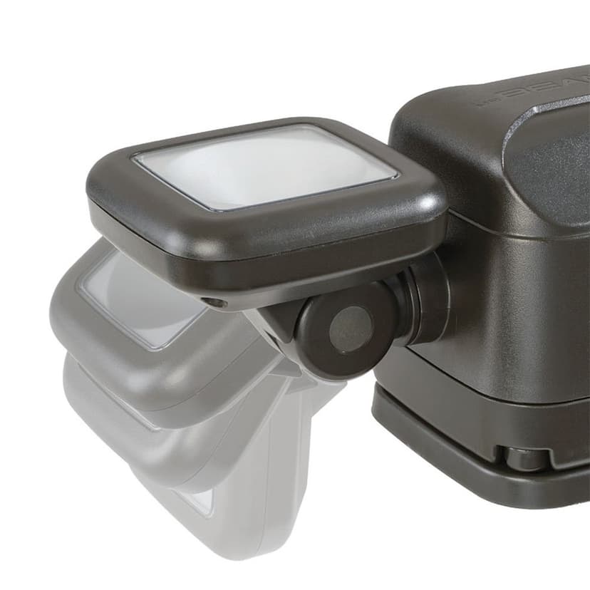 Beams MB3000 High Performance 500 Lumen Wireless Battery Powered Motion Sensing LED Dual Head Security Spotlight, Brown, 1-Pack