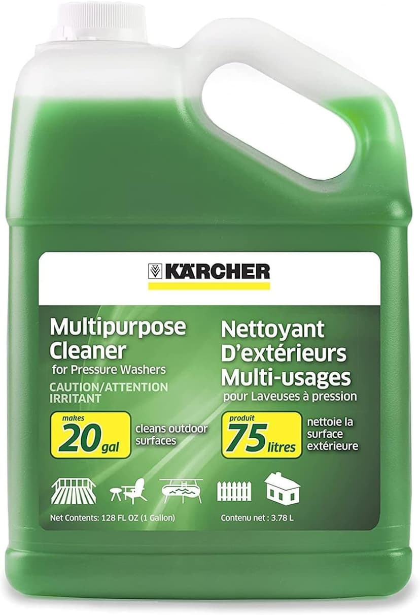 Kärcher - Pressure Washer Multi-Purpose Cleaning Soap Concentrate – For All Outdoor Surfaces – 1 Gallon