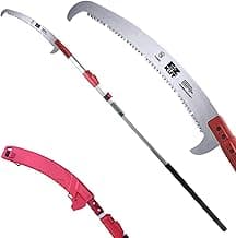 EZ Kut Professional Pole Saw 20’ Extendable - Manual Pole Saw for Tree Trimming. Branch Cutter with Double Hook for Branch Removal - Best Tree Pruner. Tree trimmer pole saw. Since 1988
