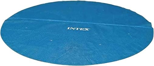 Intex 28011E Solar Pool Cover: For 10ft Round Easy Set and Metal Frame Pools – Insulates Pool Water – Reduces Water Evaporation – Keeps Debris Out – Reduces Chemical Consumption