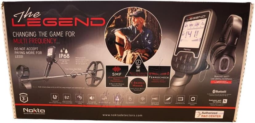 Nokta The Legend Metal Detector, Waterproof Detector for Adults with 12" Coil