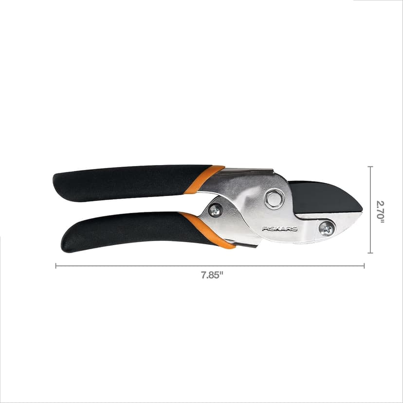 Fiskars Anvil Pruner, 5/8-Inch Cut Capacity Branch Cutter with Power-Lever Technology That Provides More Cutting Power, Best for Dry, Dead Stems and Small Branches