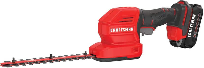 CRAFTSMAN V20 Cordless Handheld Grass Trimmer and Mini Hedge Trimmer Kit (CMCSS800C1)