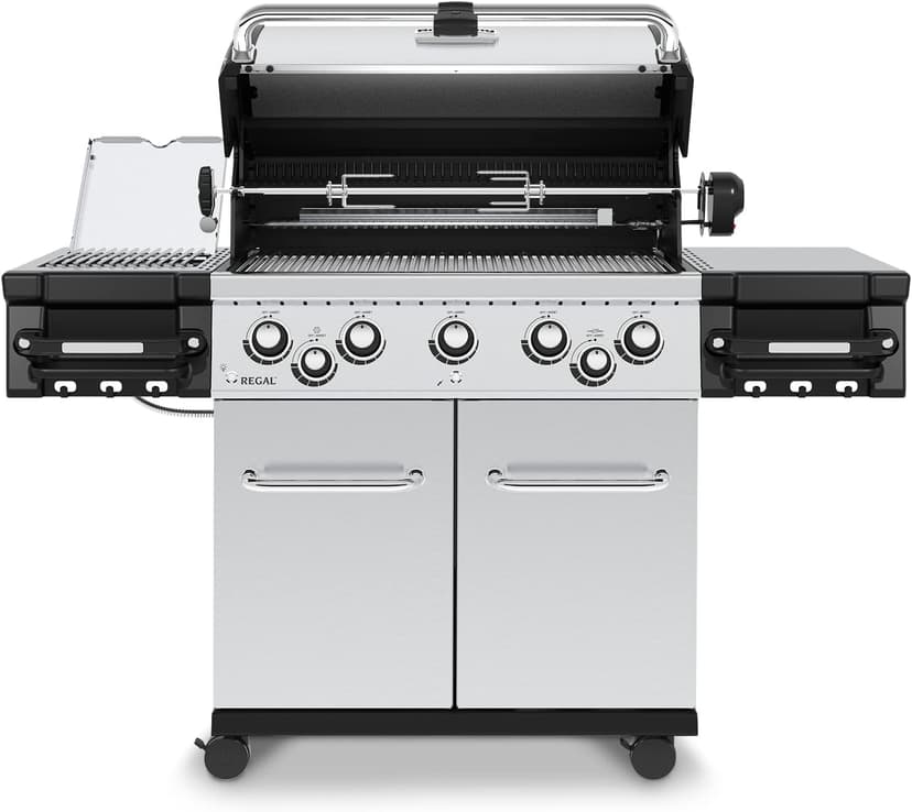 Broil King 958944 Regal S 590 Pro IR Propane Gas Grill, 5-Burner, Stainless Steel