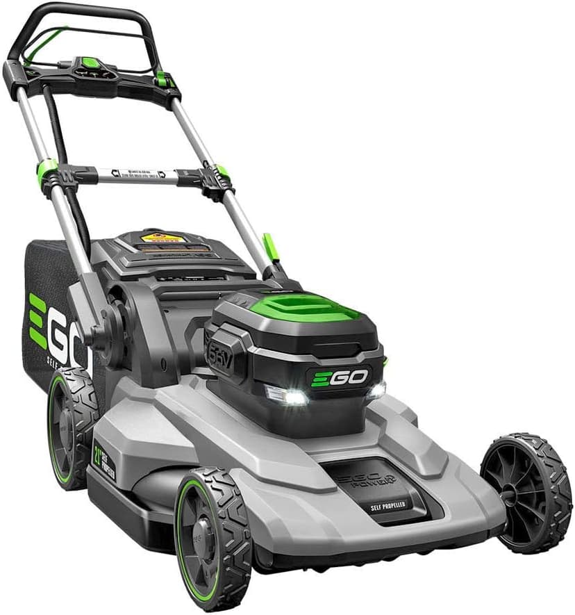 EGO POWER+ Electric Lawn Mower, Self-Propelled Cordless, Includes (2) 56V 4.0Ah Batteries and Rapid Charger - LM2102SP-A