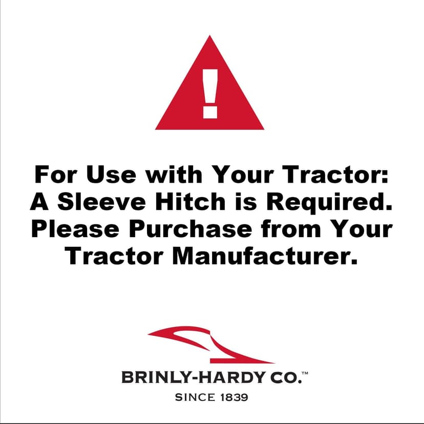 Brinly BB-562-A Sleeve Hitch Tow Behind Rear Blade, 42"