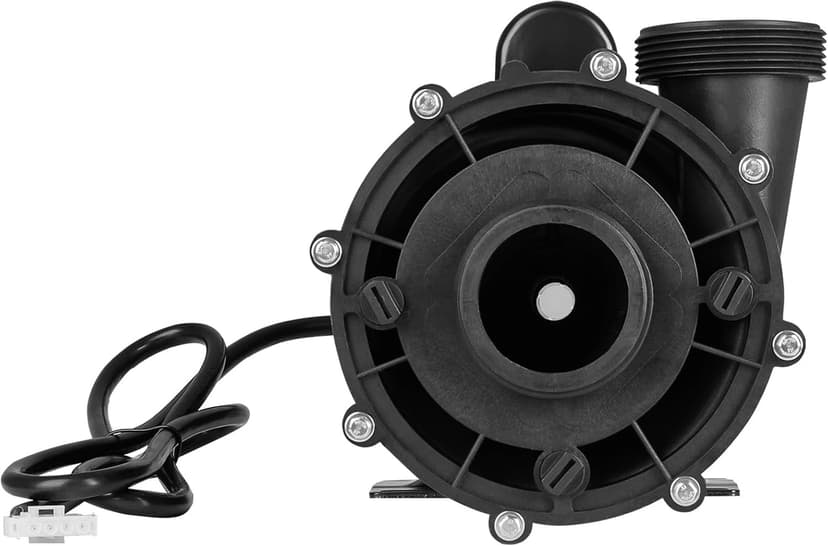 VEVOR 2 Speed SPA Pump, 56-Frame, AC 220-240V Hot Tub SPA Pump, 4HP/210GPM/65.61ft High Speed or 0.7HP/103GPM/16.07ft Low Speed, 2" Port 90° Rotational Interface for Hot Tub, Tested to UL Standards
