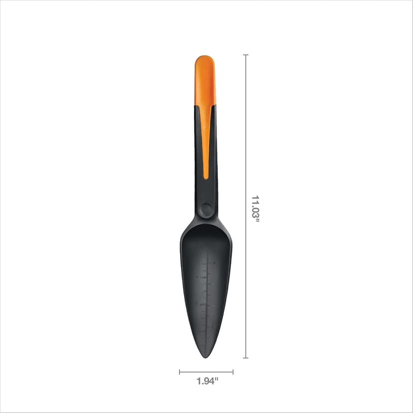 Fiskars 340110-1001 Seed Planting Trowel, Black