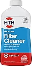 HTH 67071 Swimming Pool Care Filter Cleaner - Removes Dirt, Oil, and Grease Buildup for Crystal Clear Water