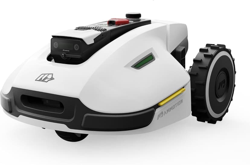YUKA 2000 Robot Lawn Mower with 4G, Reception 0.5 Acre,Max. 0.7 Acre, Ultrasense AI Vision & RTK, Auto Mapping & App Control,45% Slope,Wireless Perimeter,Dual Cutting Discs, 20 Mowing Zones