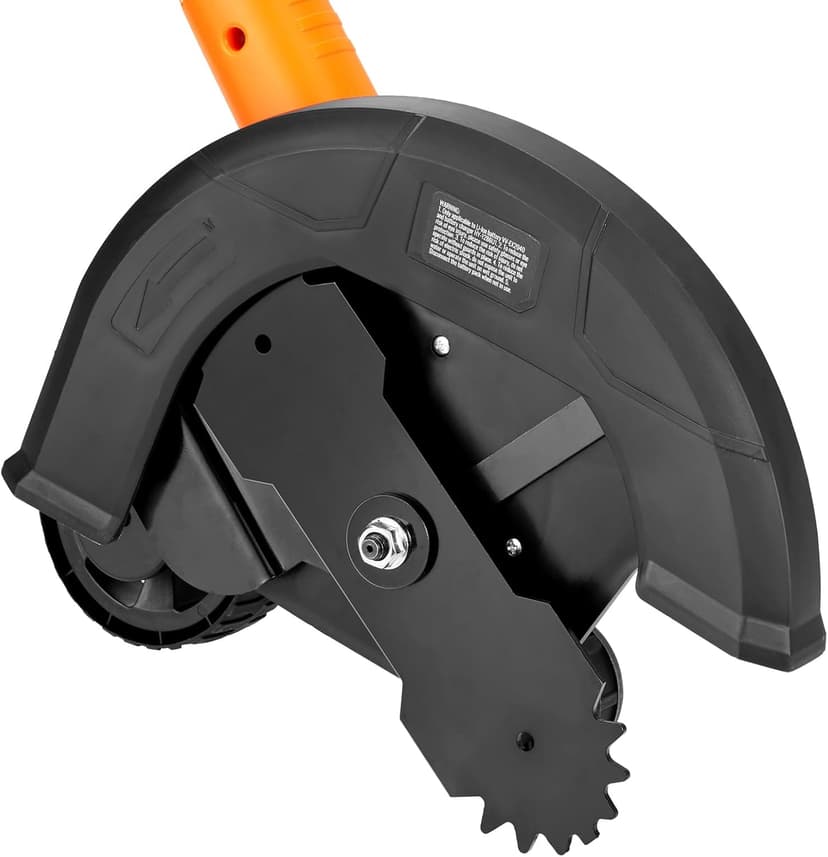 VEVOR Lawn Edger, 9-inch Large Blade, 20 V Battery Powered Cordless Edger Lawn Tool with 3-Position Blade Depth, Adjustable Handle, with Battery and Charger, for Lawns, Driveways, and Sidewalk Edges