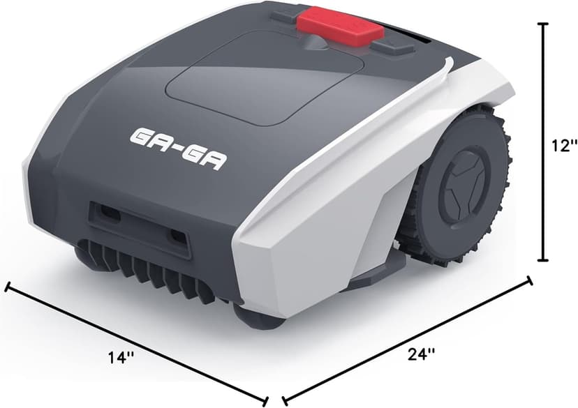 Automatic Robot Lawn Mower with GPS Navigation, Mows Up to 1/2 Acre /21,000 Sq.Ft,300% Higher Efficiency of Auto Path Planning，APP Control，GPS Anti-Theft, IPX5