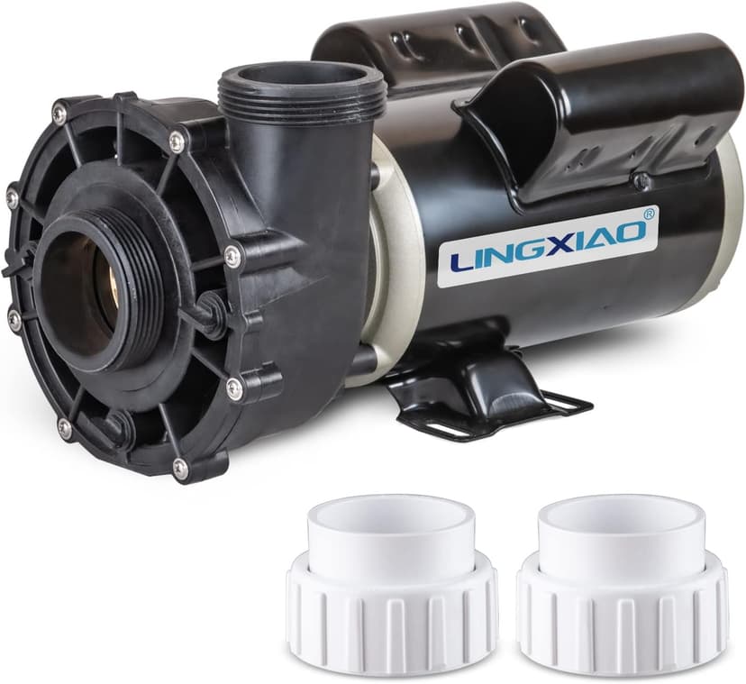 SPA Pump, 2 Speed Hot Tub SPA Pump - 1.5HP LX SPA Motor, 115V, 2"Port, 48 Frame - (Model: 48WUA1001C-II)
