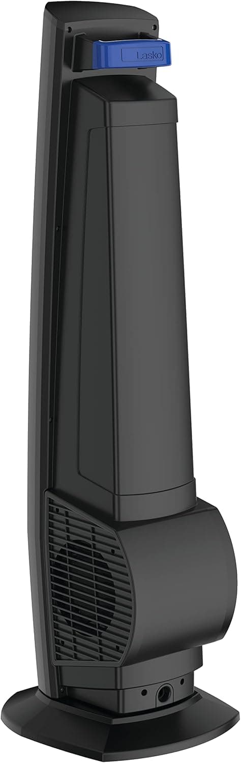 Lasko 42" Portable Outdoor Tower Fan with Bluetooth Technology for Decks, Patios and Porches with 4 Speeds, Night Mode, Internal Oscillation, Black, YF200, Large