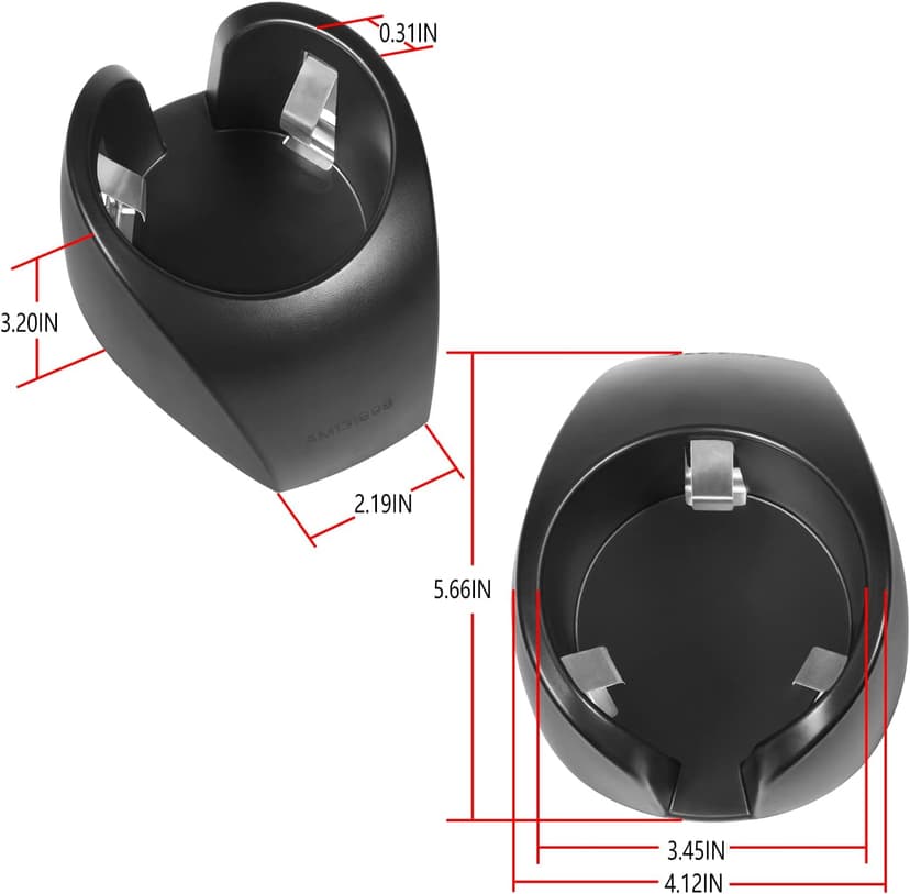 Beverage Cup Holder for John Deere 325 335 345 355 GT225 GT235 GT245 Lawn Garden Tractors Multifunctional Cup Holder Replacement for: AM132036, AM131898, AM130685