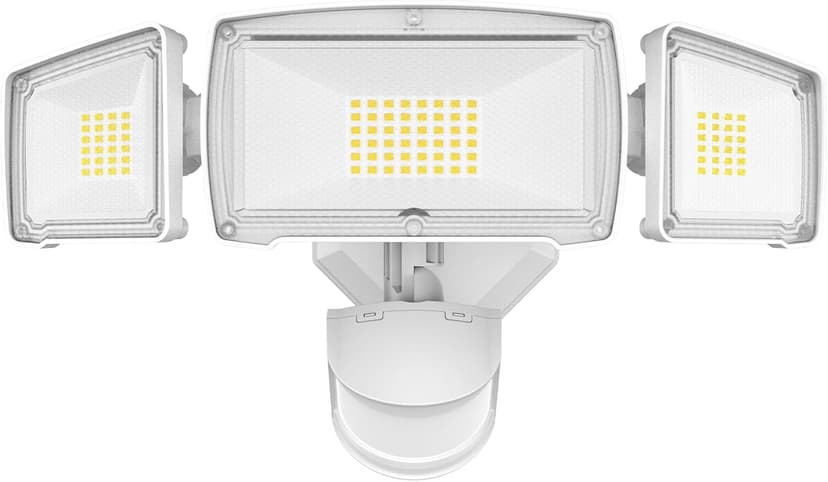 HGGH Motion Sensor Outdoor Lights – Flood Lights Outdoor Security Light, LED Floodlights IP65 Waterproof 6000K 38W 4200LM with 3 Adjustable Heads, Exterior Light for House, Backyard, Porch