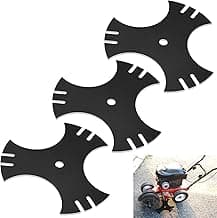 3 Pcs Universal 9" x 9" (1/2 inch Hole) Edger Blade, 3-Side Edger Star Blade for Craftsman Walk Behind Edger, Mclane 2059, Also for Power Trim Edgers Tru-Cut Edgers King Lawn Edgers