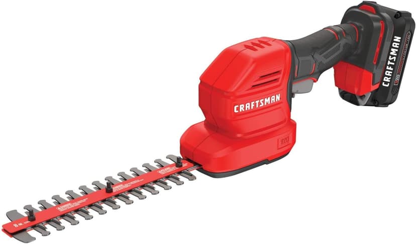 CRAFTSMAN V20 Cordless Handheld Grass Trimmer and Mini Hedge Trimmer Kit (CMCSS800C1)
