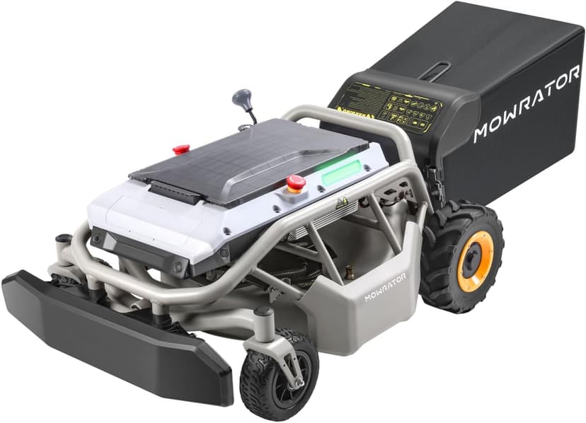 Remote Control Lawn Mower S1 2WD 56V18Ah, Robot Lawn Mower Multi-Functions with 1.8-4.6 Inch Cutting Height 21 Inch Real Blade, Robotic Lawn Mower for 45% Slope(24°) with Mowing 1.12 Acres