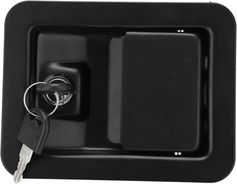 Generator Panel Lock - Stainless Steel 4-Corner Mounting Silent Unit Lock with Keys - Lock Accessories for Secure Generator Enclosures-size1