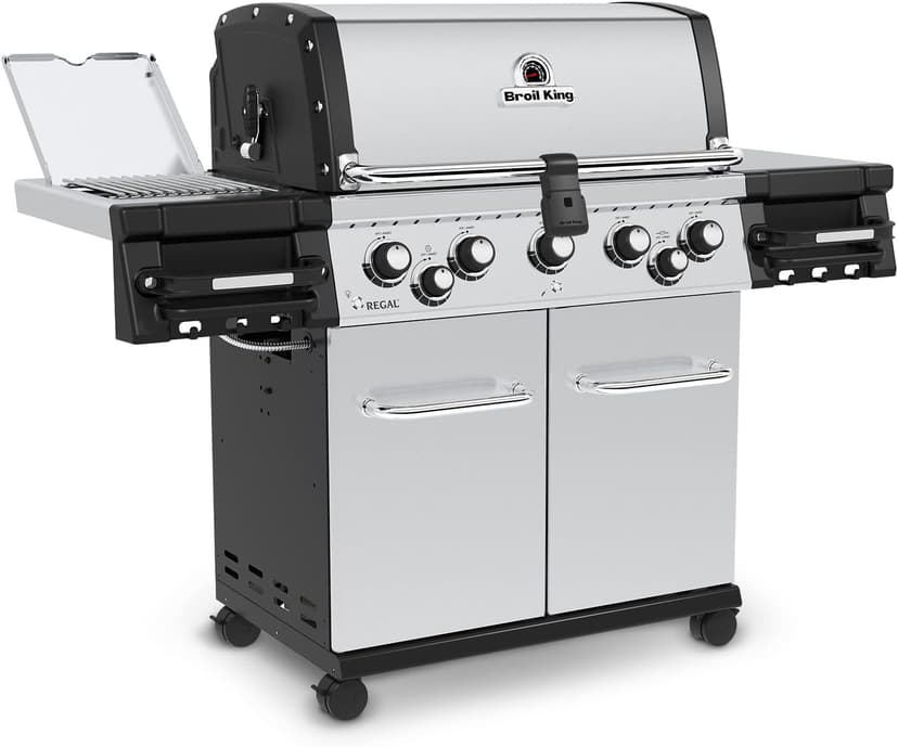 Broil King 958944 Regal S 590 Pro IR Propane Gas Grill, 5-Burner, Stainless Steel