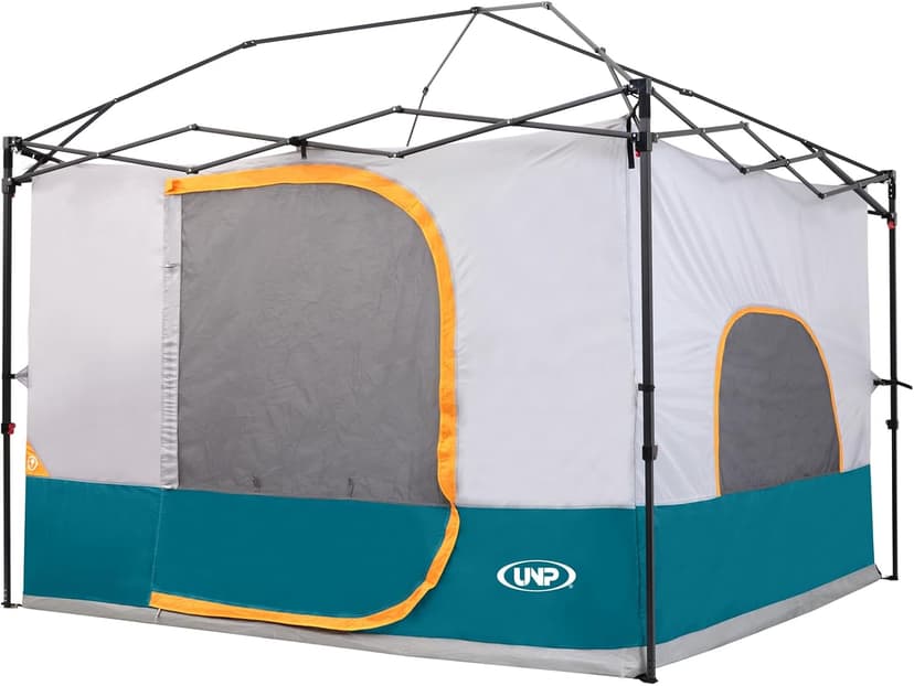 UNP Camping Canopy Tent - Inner Tent for 10' x 10' Pop Up Canopy, Simple Installation, Fully Vented Roof, Enclosed Canopy Space, Ocean Blue (Frame NOT Included)